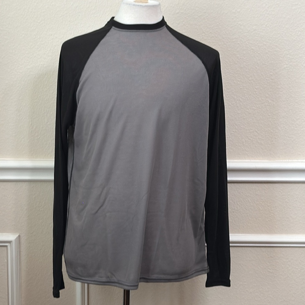 Polarmax 1.0 LIGHTWEIGHT BASEBALL SHIRT - Charcoal/Blk